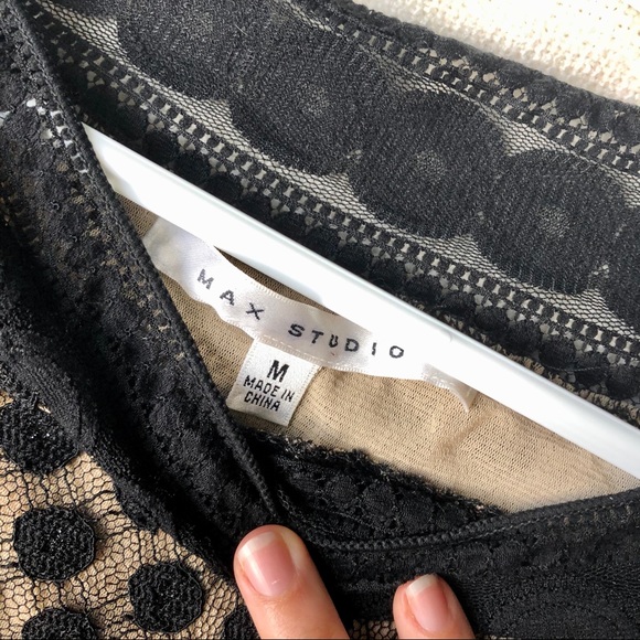 Max studio lace shirt dress - Picture 2 of 6